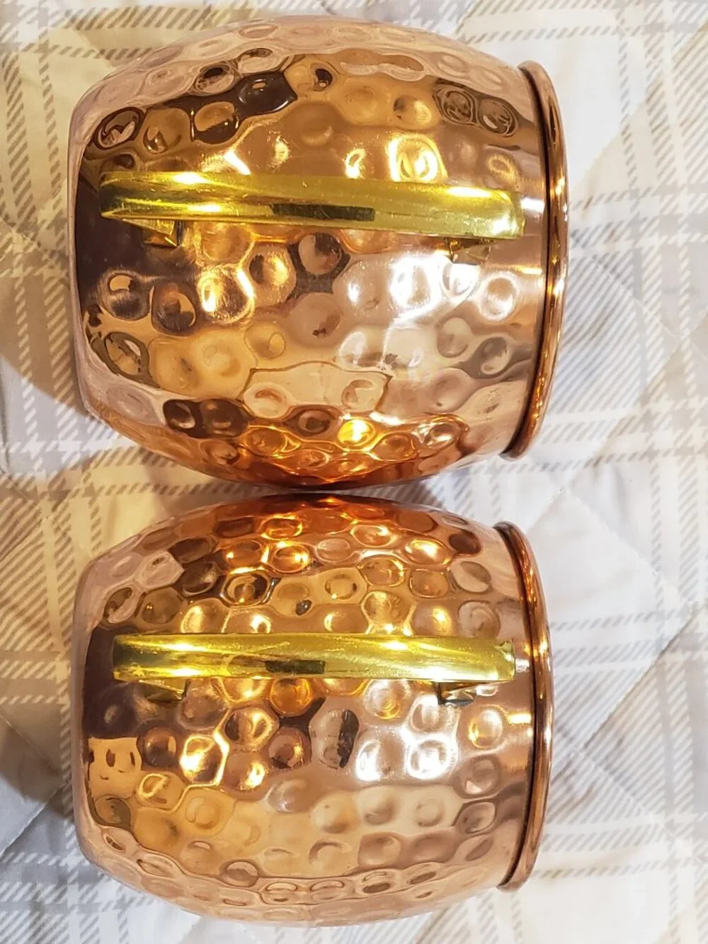 Two 16oz Copper Moscow Mule mugs